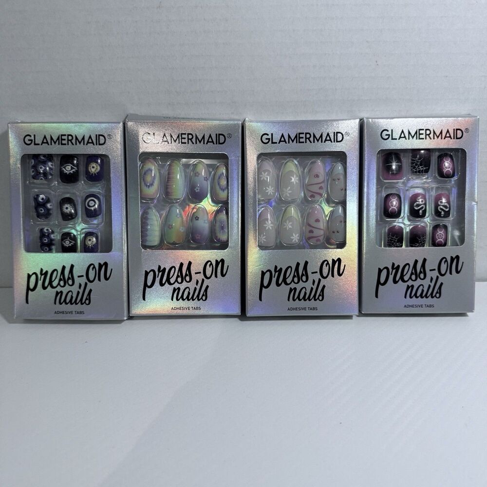 GLAMERMAID Press on Nails 4 Pack Adhesive Tabs